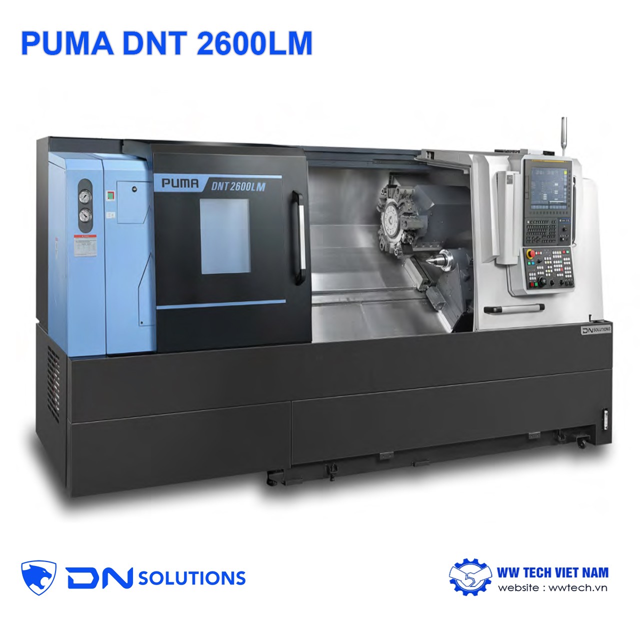 Puma DNT- DN Solutions PUMA DNT CNC  Turning machines horizontal with milling