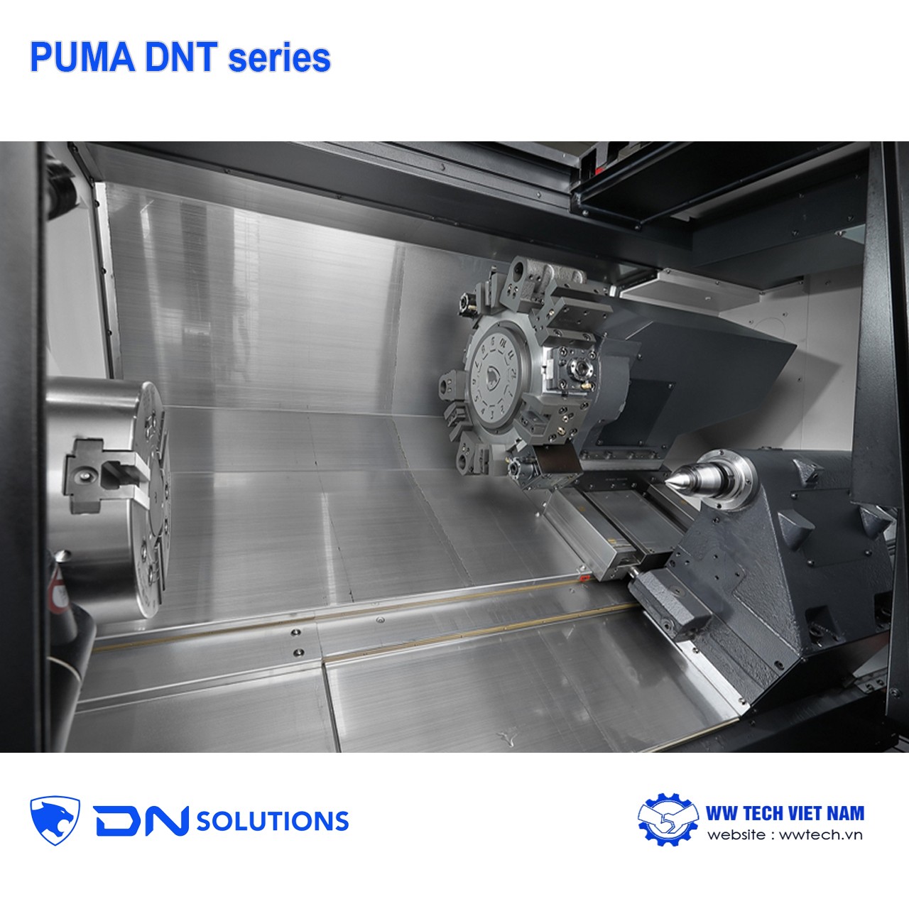 Puma DNT- Máy tiện CNC Puma DNT DN Solutions