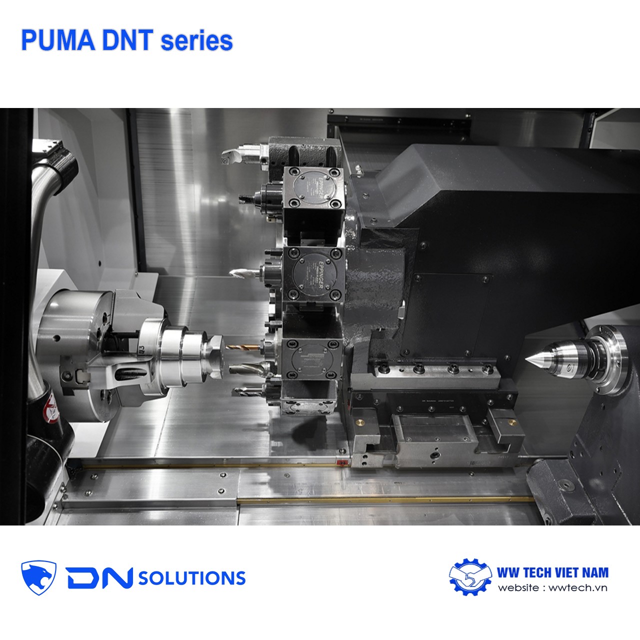 Puma DNT- Máy tiện CNC Puma DNT DN Solutions