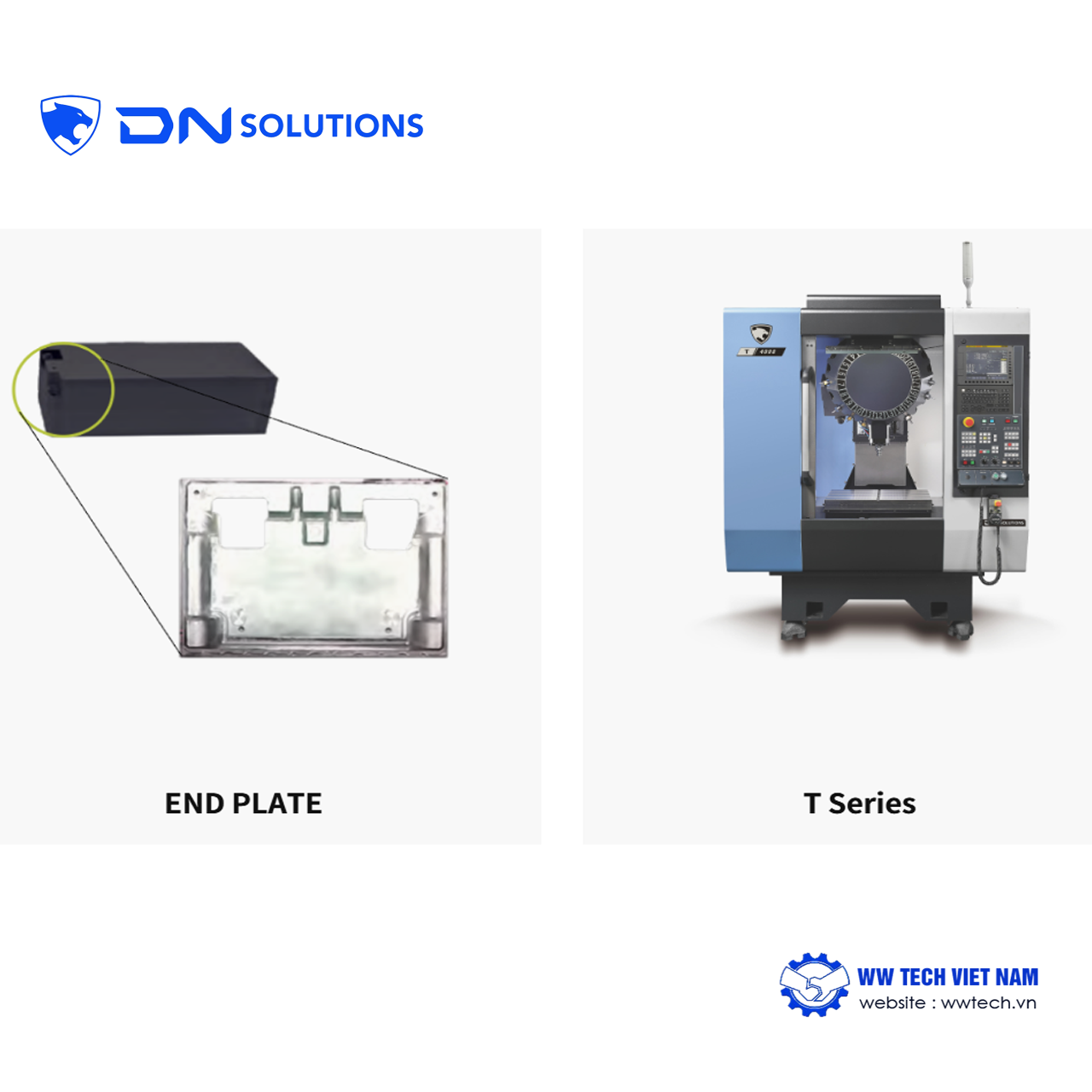 Electric vehicle (EV) components, DN Solutions' EV component machining solutions