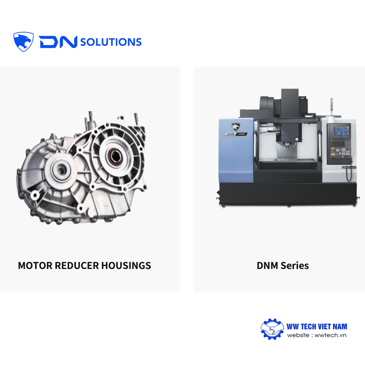 Electric vehicle (EV) components, DN Solutions' EV component machining solutions