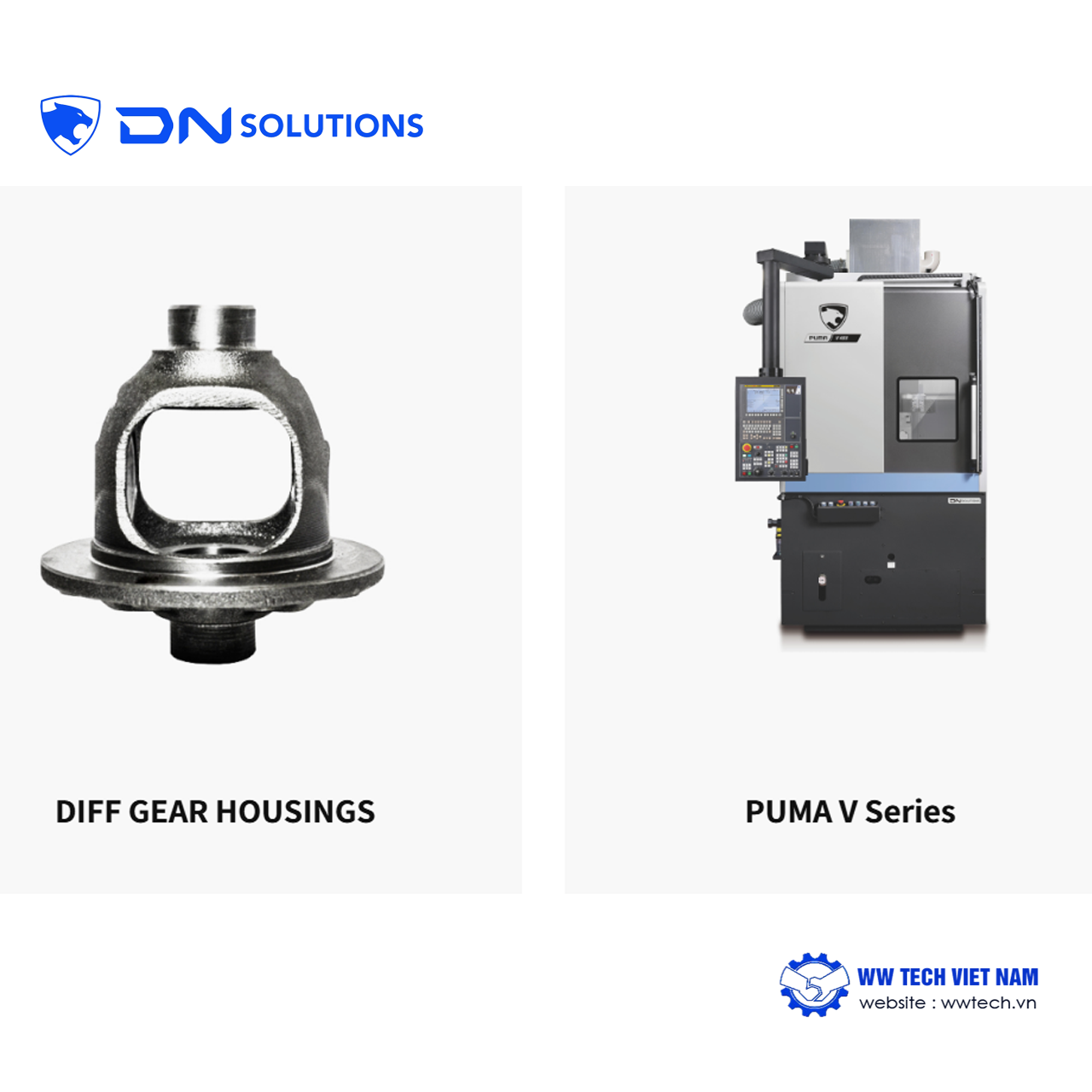 Electric vehicle (EV) components, DN Solutions' EV component machining solutions