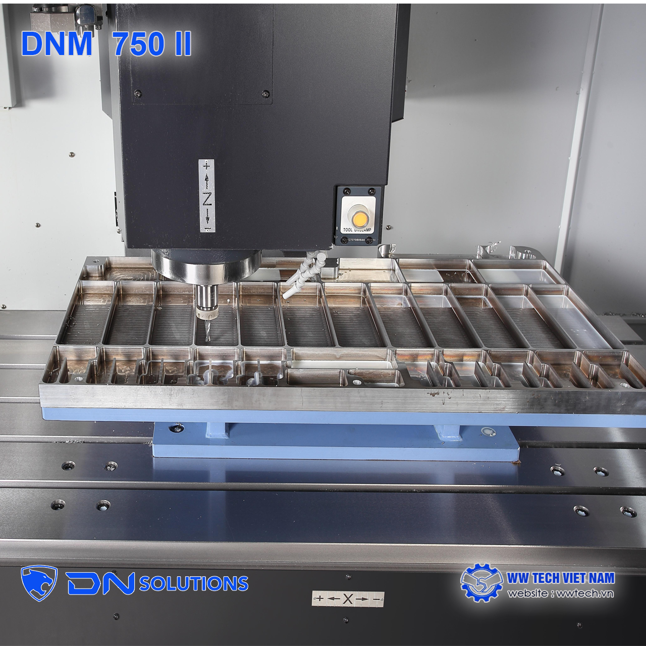 DNM 750 II high-productivity CNC Vertical Machining