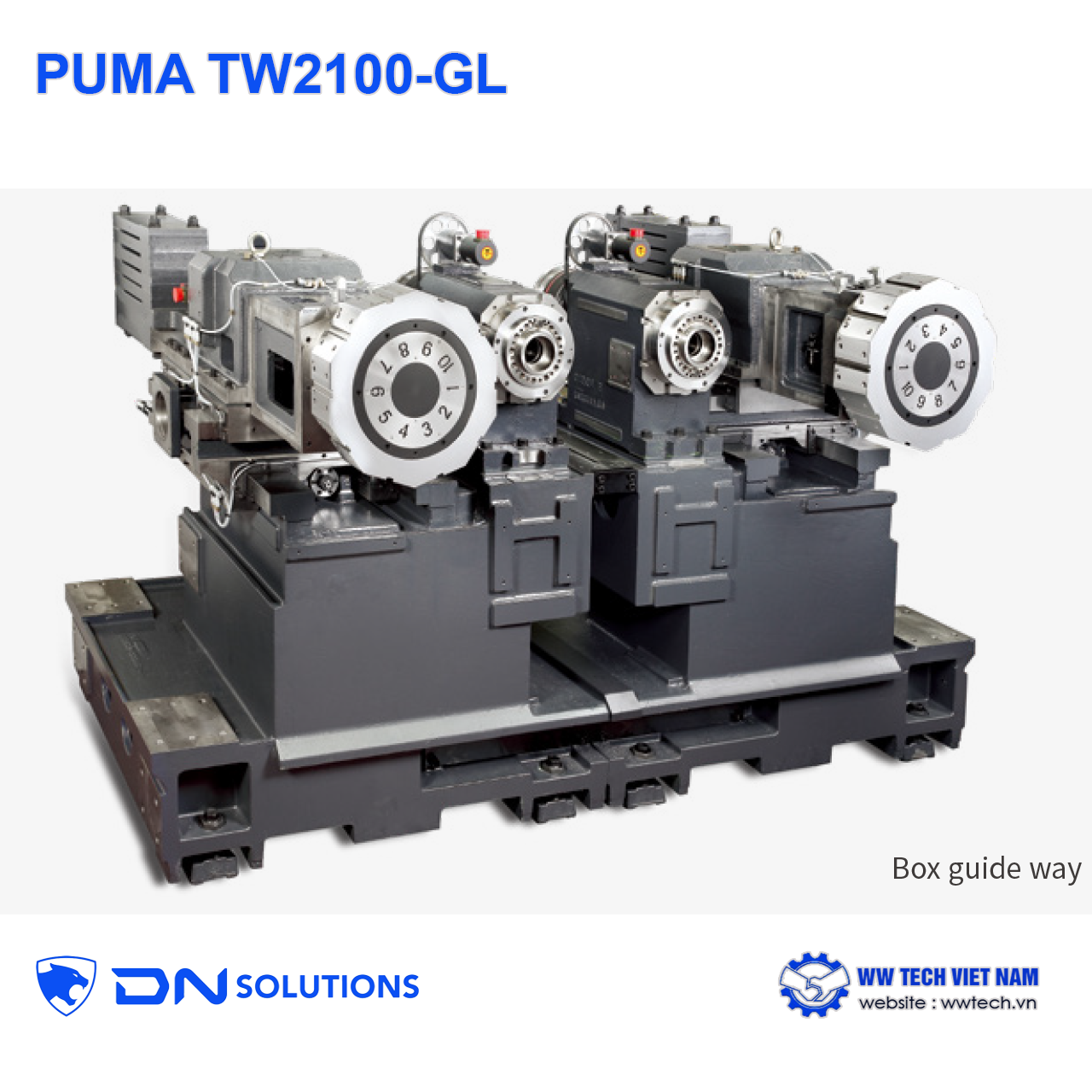 PUMA TW2100-GL Twin-Turret Twin-Spindle Horizontal Turning Center