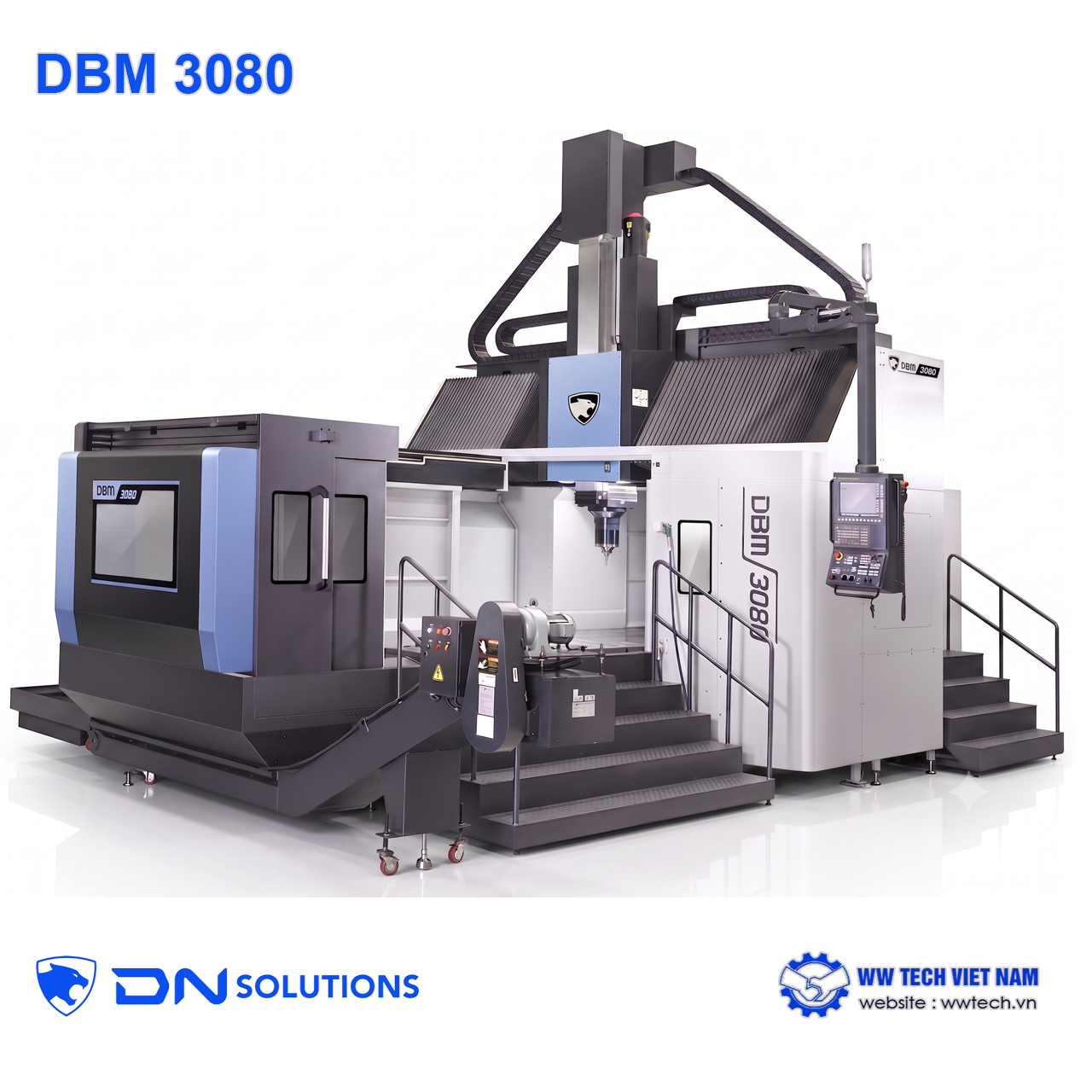DBM 3080 máy phay giường CNC cỡ lớn