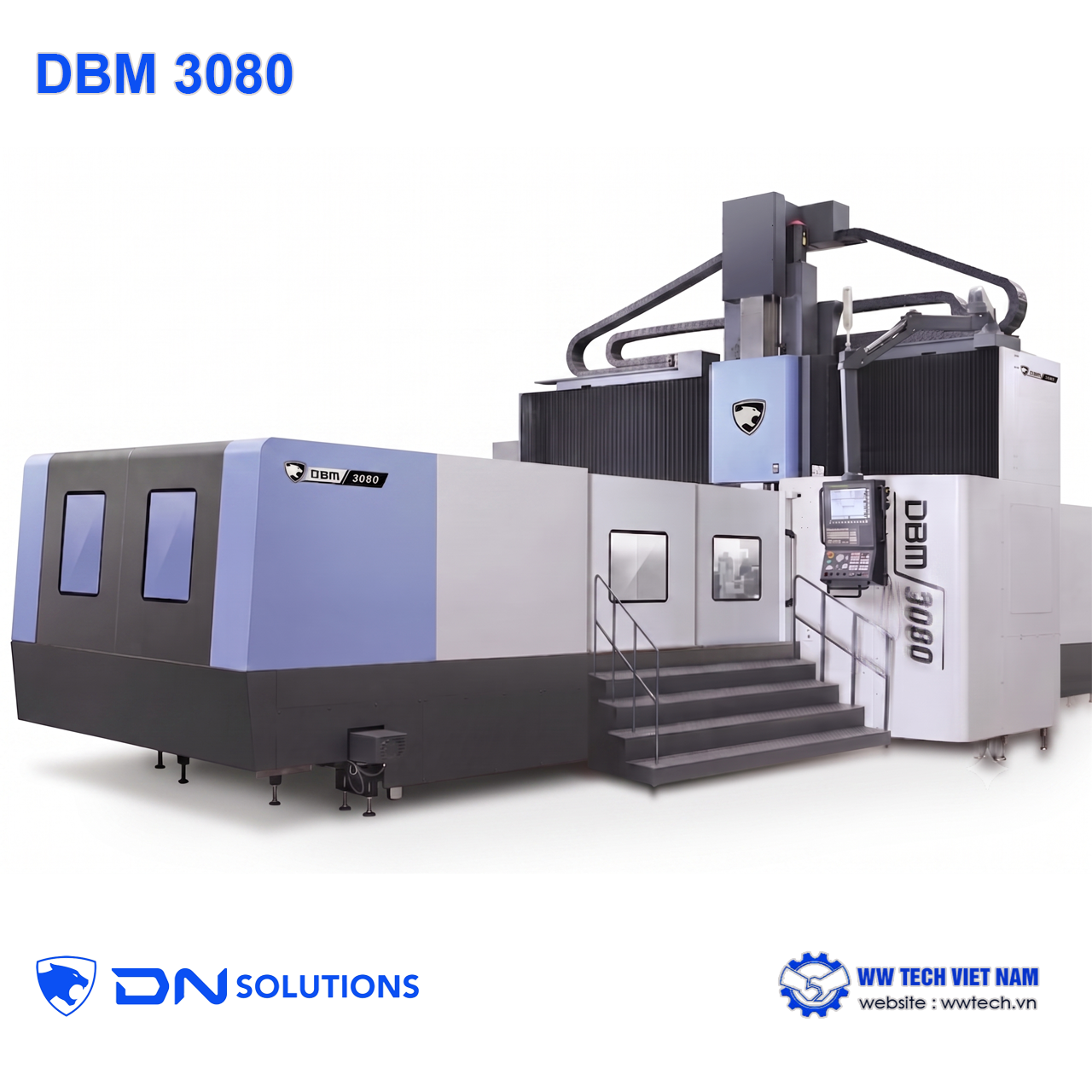 DBM 3080 máy phay giường CNC cỡ lớn