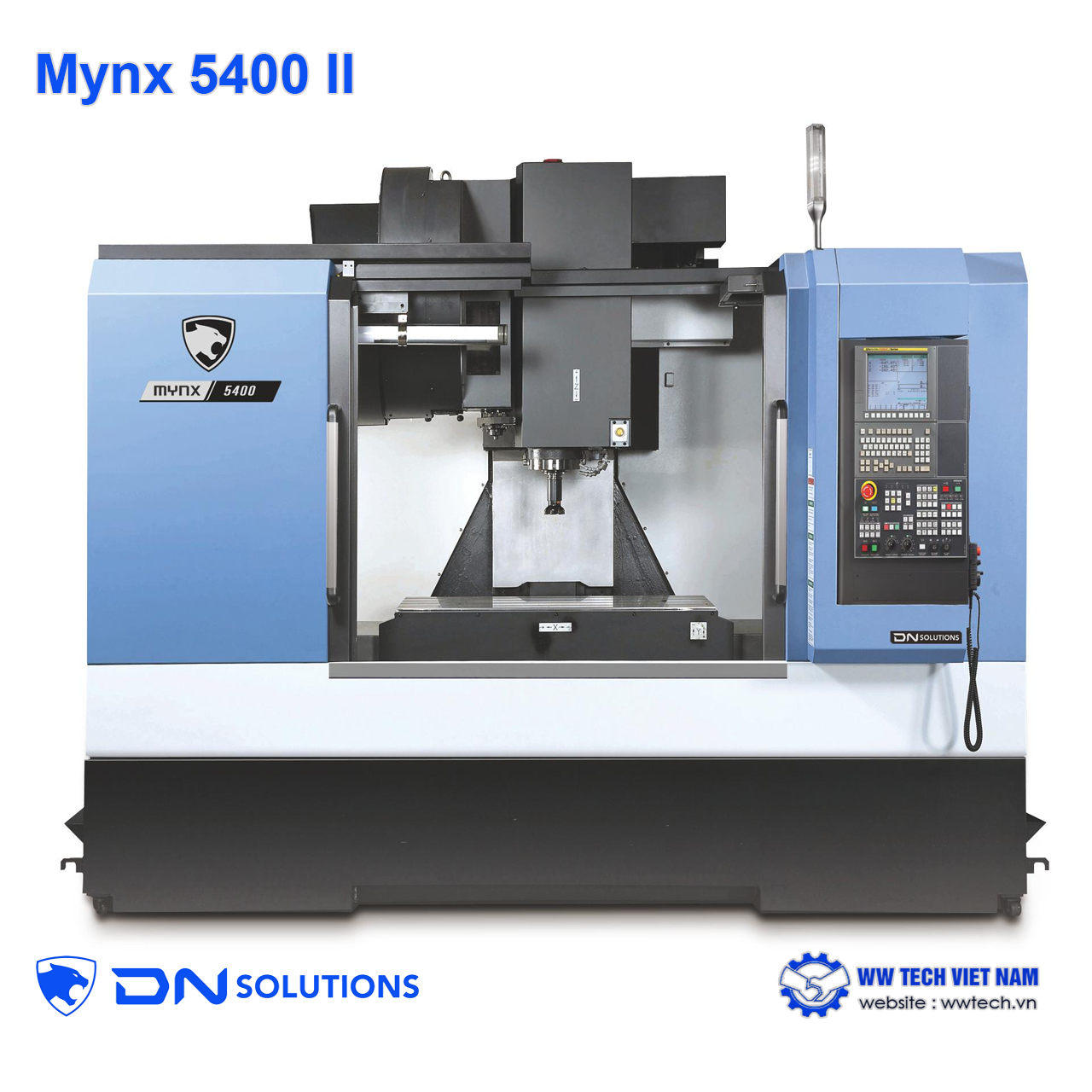 Mynx 5400 II máy phay đứng hạng nặng