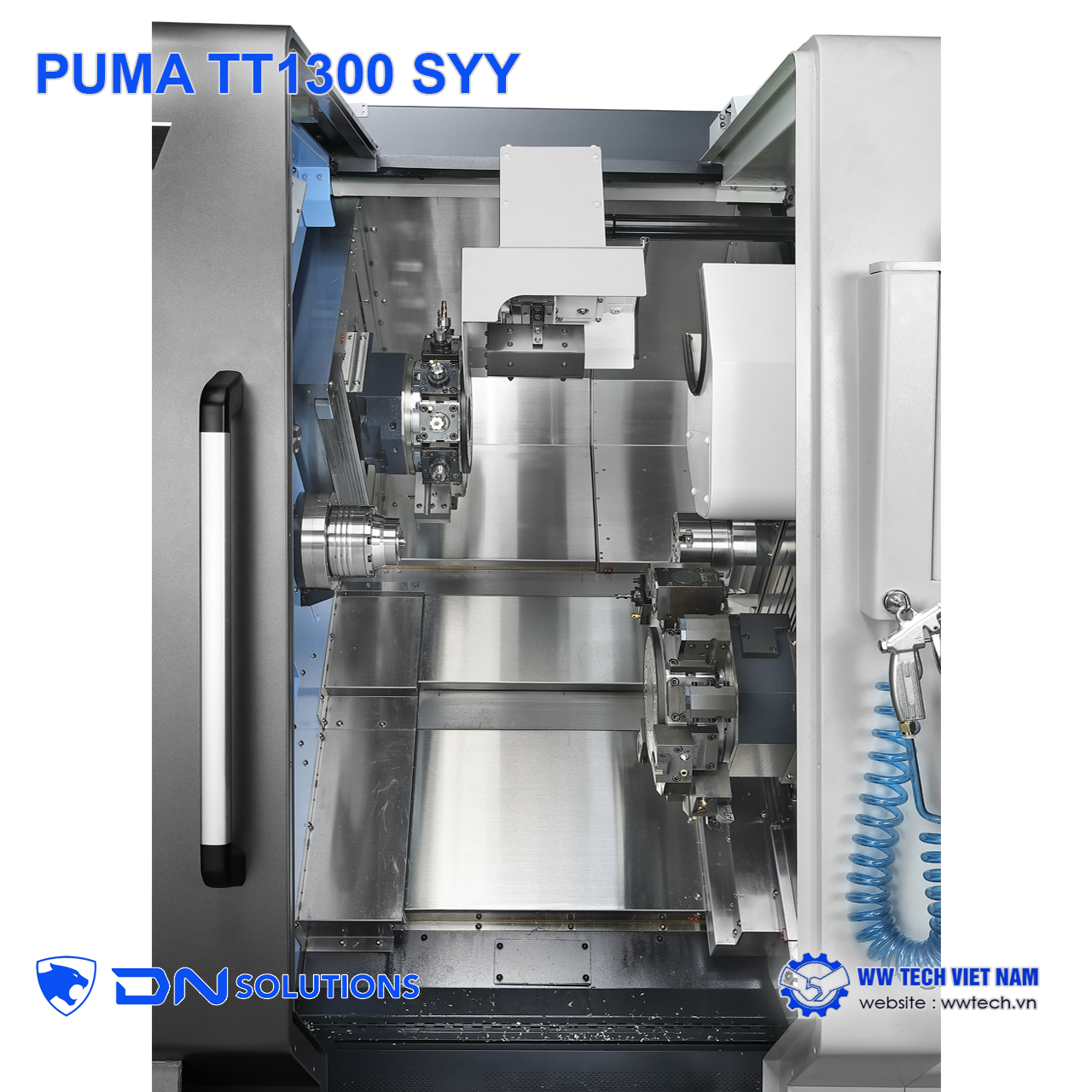 PUMA TT1300 máy tiện ngang CNC đa năng
