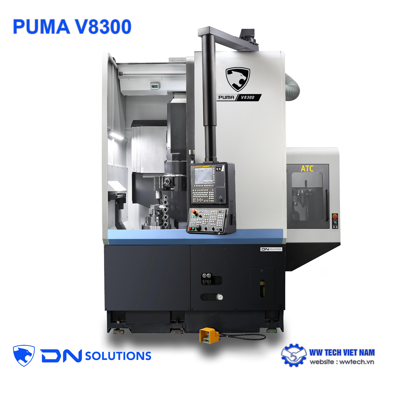PUMA V8300 máy tiện đứng cỡ trung