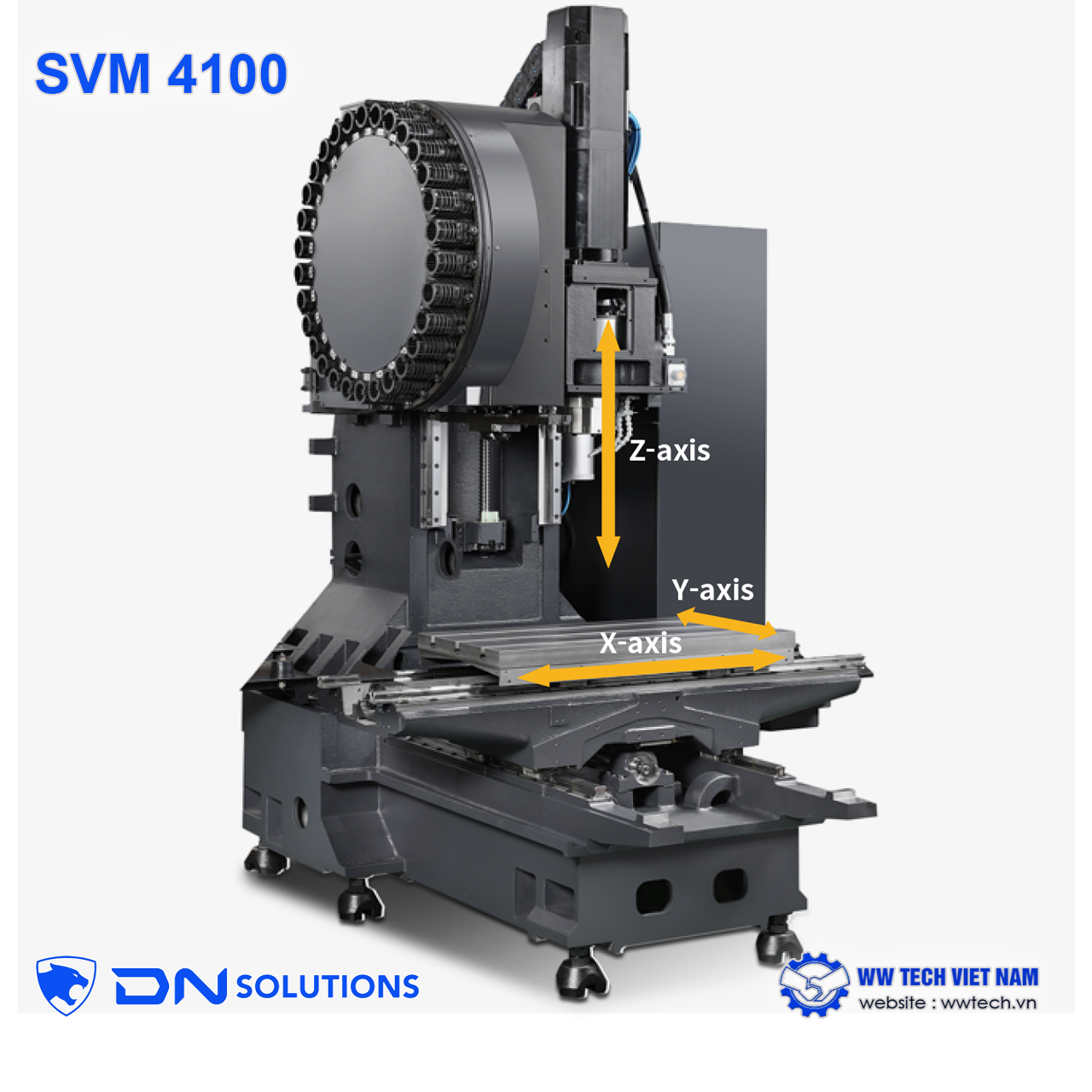 SVM 4100 Máy phay đứng năng suất cao