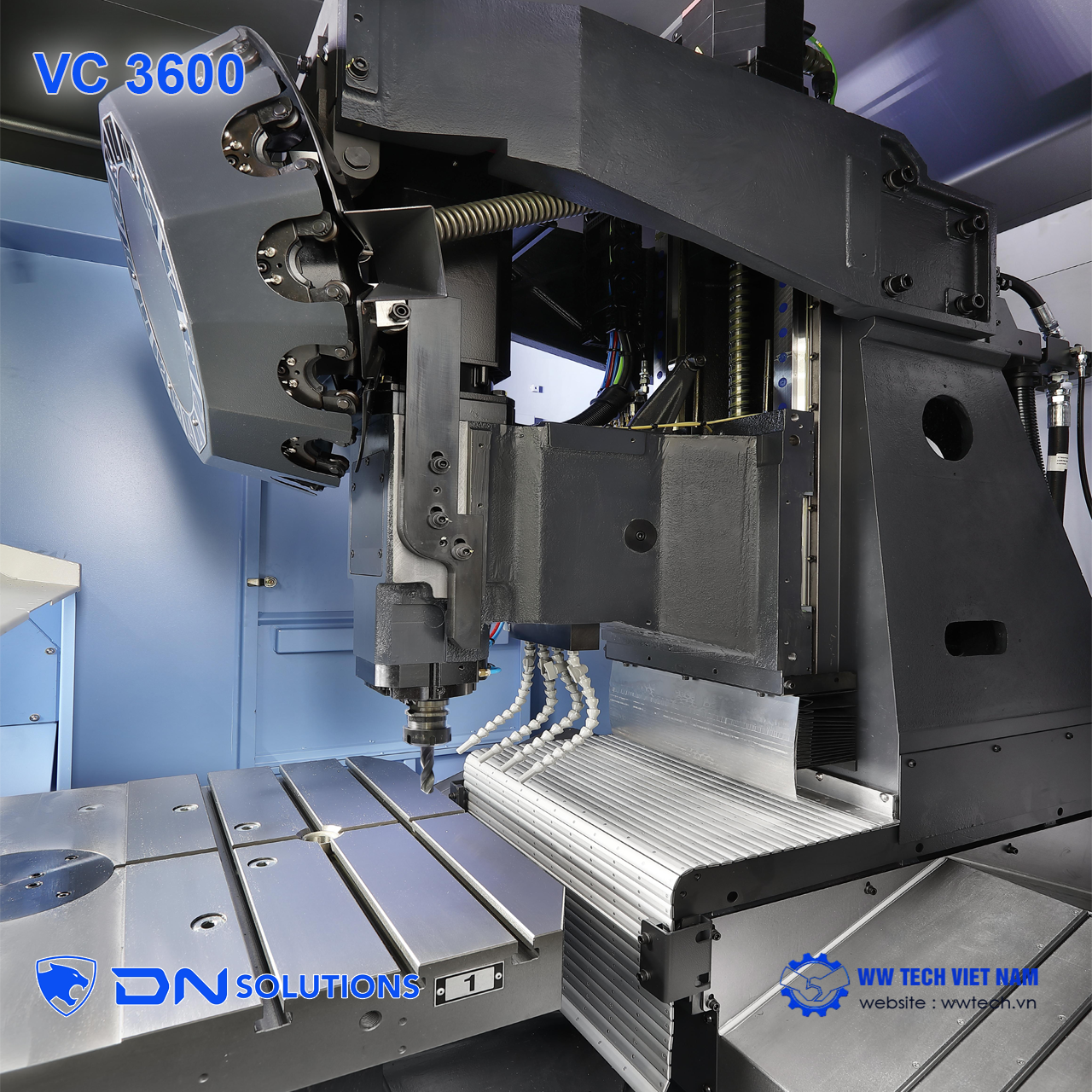 VC 3600 Máy phay CNC hai pallet